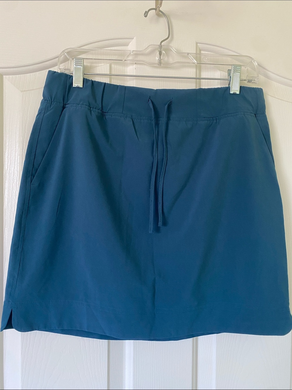 J.Jill Teal Blue Drawstring Skort